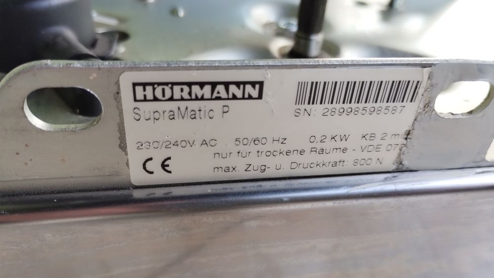Napęd do bram hörmann uszkodzony