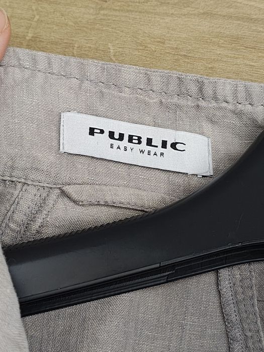 Żakiet marynarka narzutka lniana rozm. 36