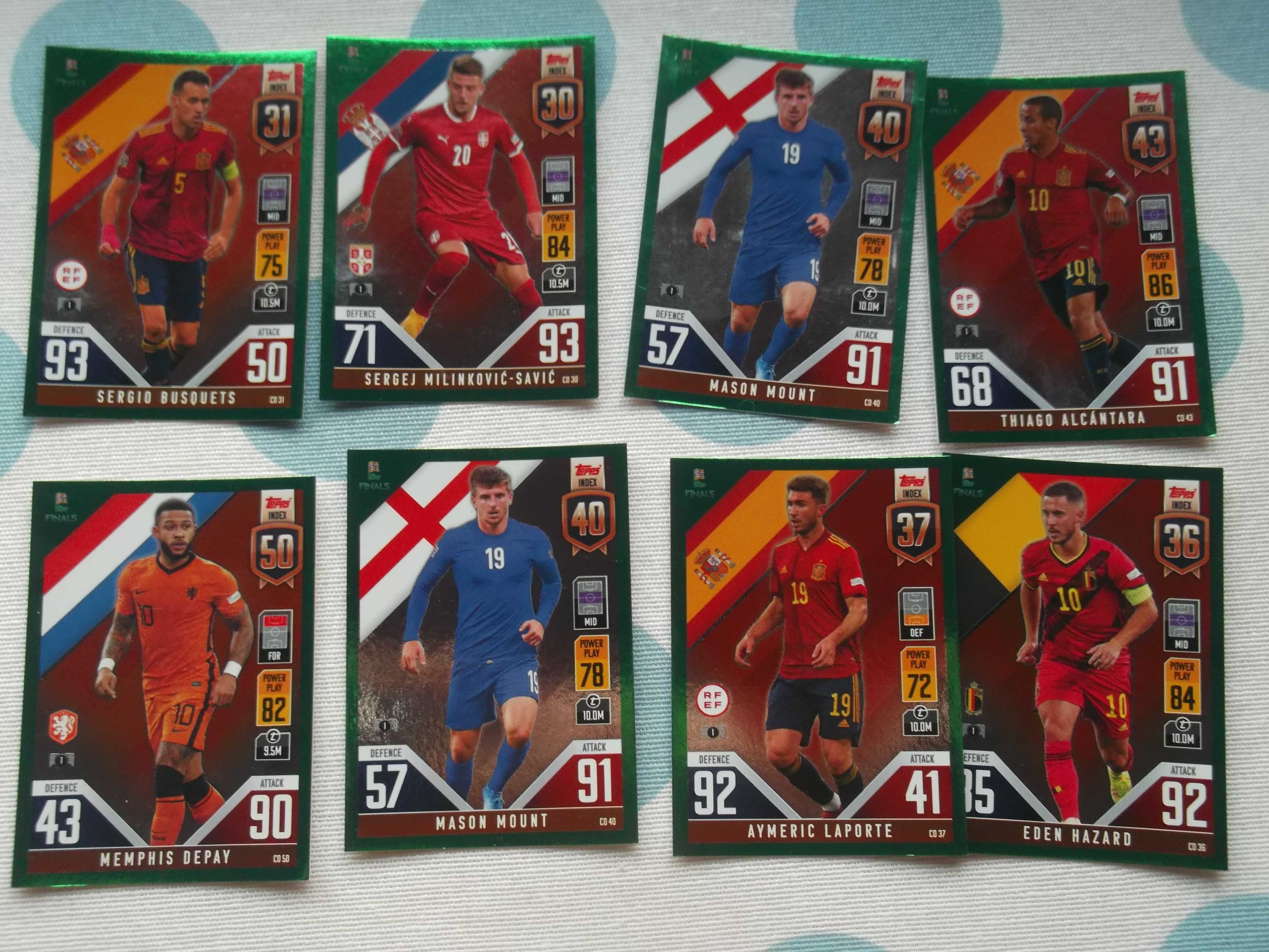 30 Cartas da Topps Match Attax 101