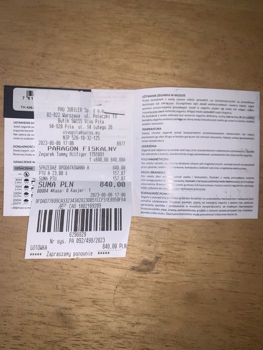 Zegarek Tommy Hilfiger męski