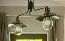 Lampa loftowa czarna