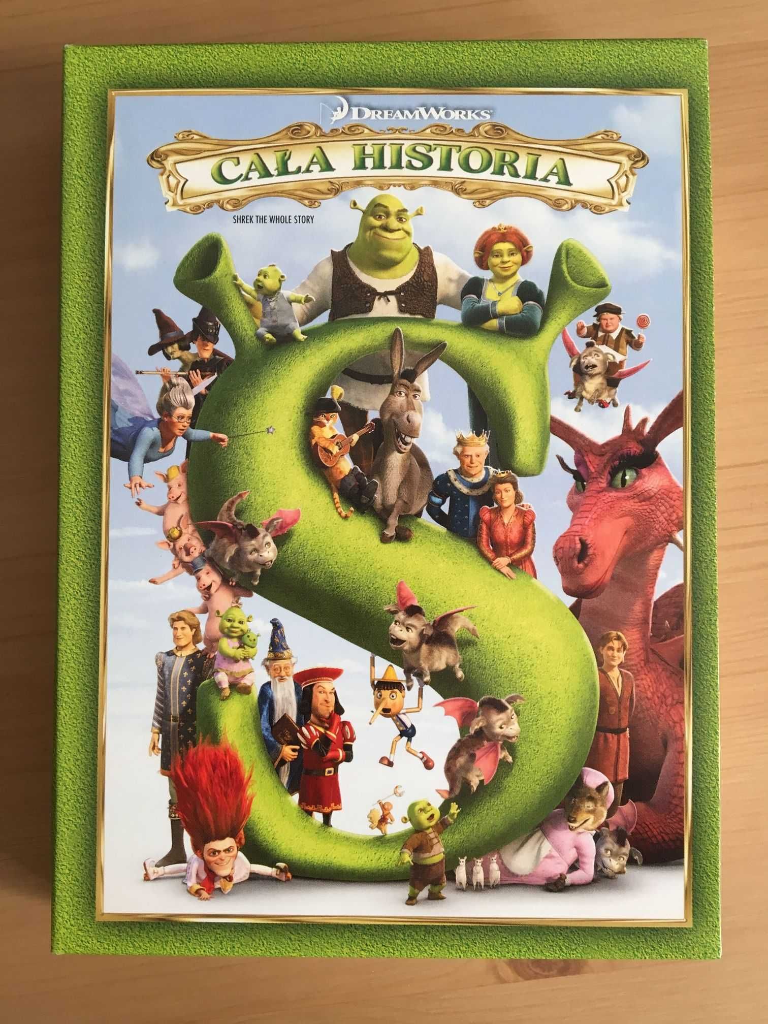 Shrek Cała Historia - 4 filmy, stan idealny