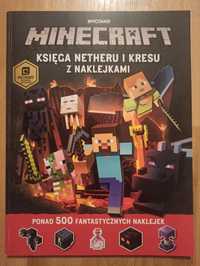 Minecraft. Księga Netheru i kresu z naklejkami - JAK NOWA