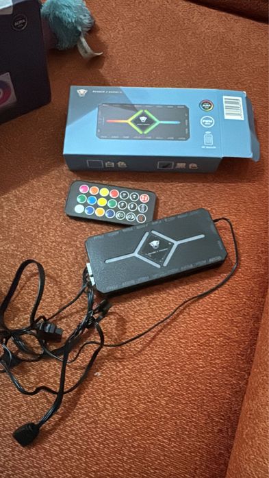 Rgb fan kit branco com controlador