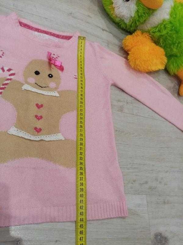 Тоненький свитерок на девочку на 2-7 лет