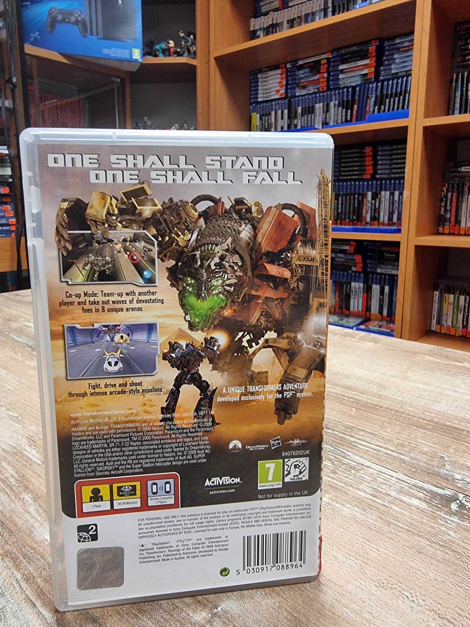 Transformers: Revenge of the Fallen PSP Sklep Wysyłka Wymiana