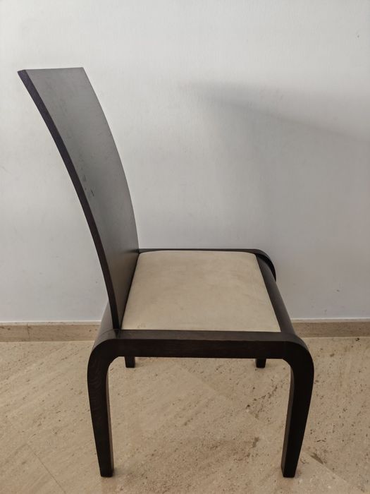 6 cadeiras em carvalho escurecido