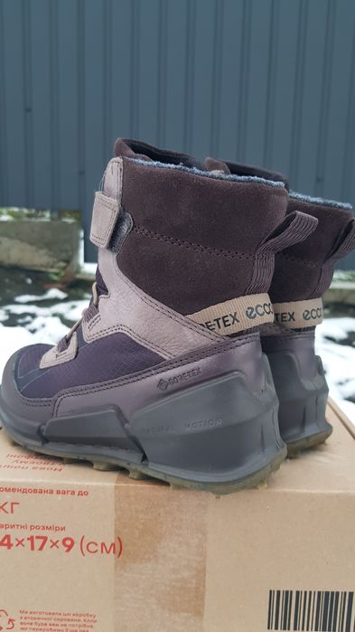 дитяче зимове взуття Ecco на goretex, розмір 28