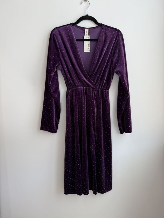 Sukienka damska welurowa r.uniwersalny