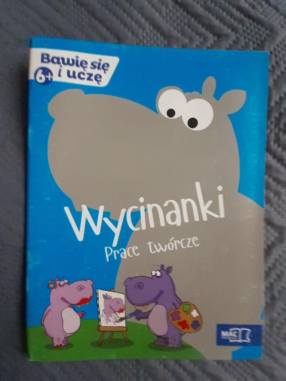 Książki edukacyjne 6+; Przeliczanki, Śladowanki, Wycinanki; Bawię się