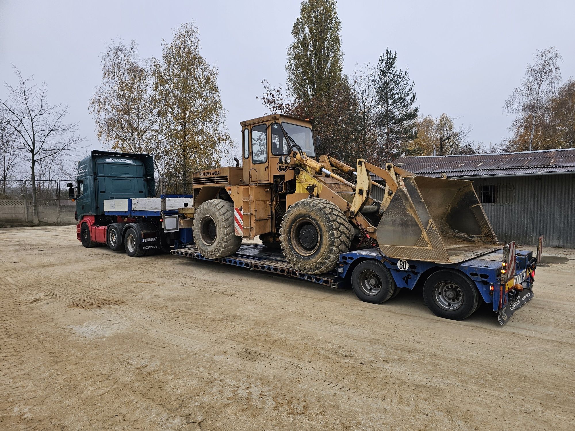 Transport kombajnów / Sieczkarni / Gabaryty / Tiefbett/ Niskopodwozie