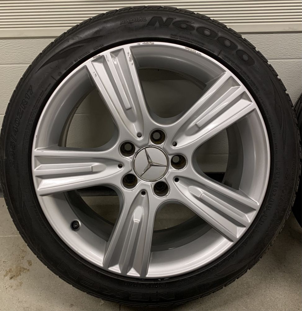 Oryg alufelgi 17 Mercedes C 2007-14  W204 8.5x17 7.5x17 5x112 wysyłka