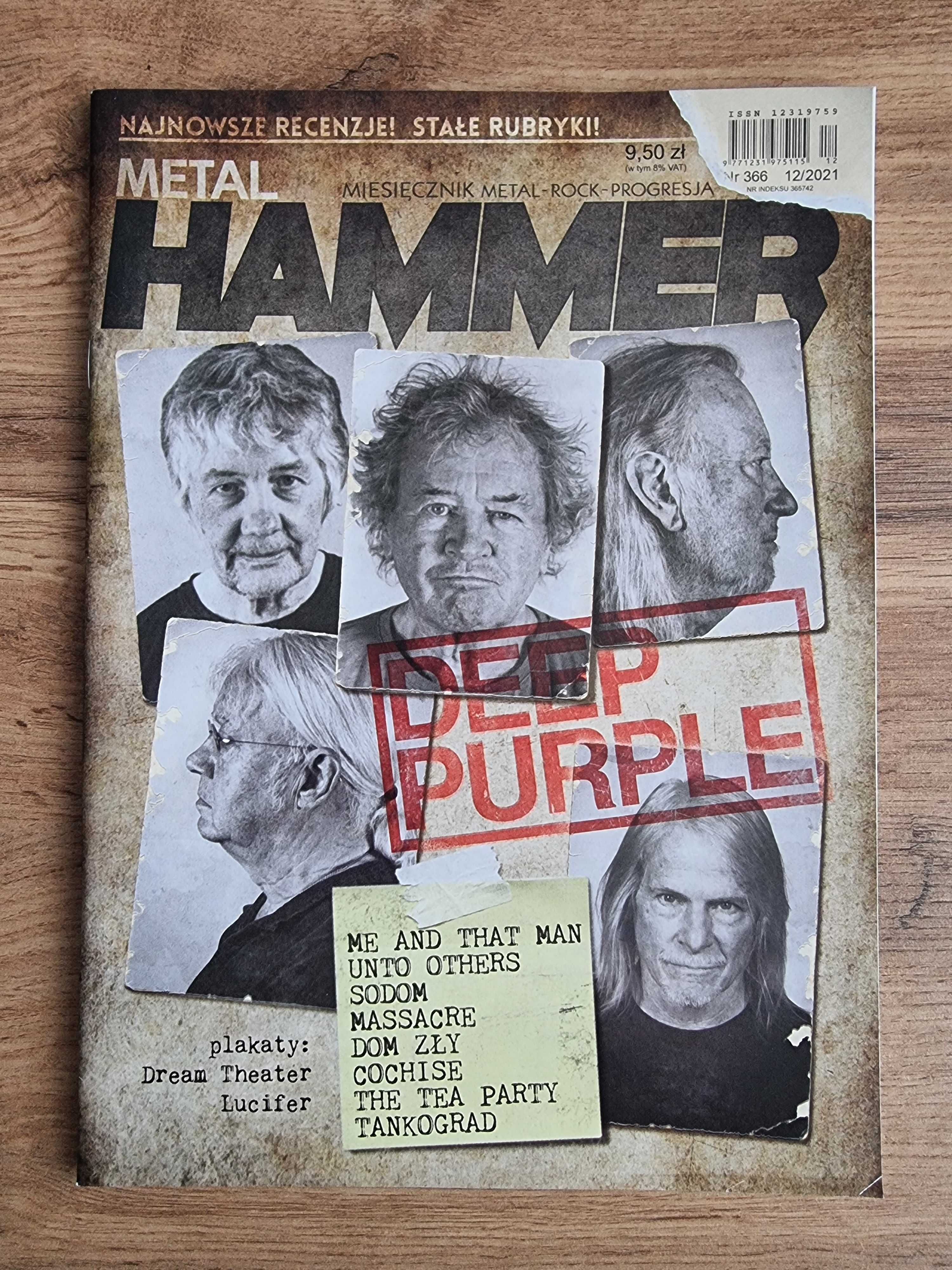 Metal Hammer 2021 - Deep Purple, Plakaty: Dream Theater, Lucifer