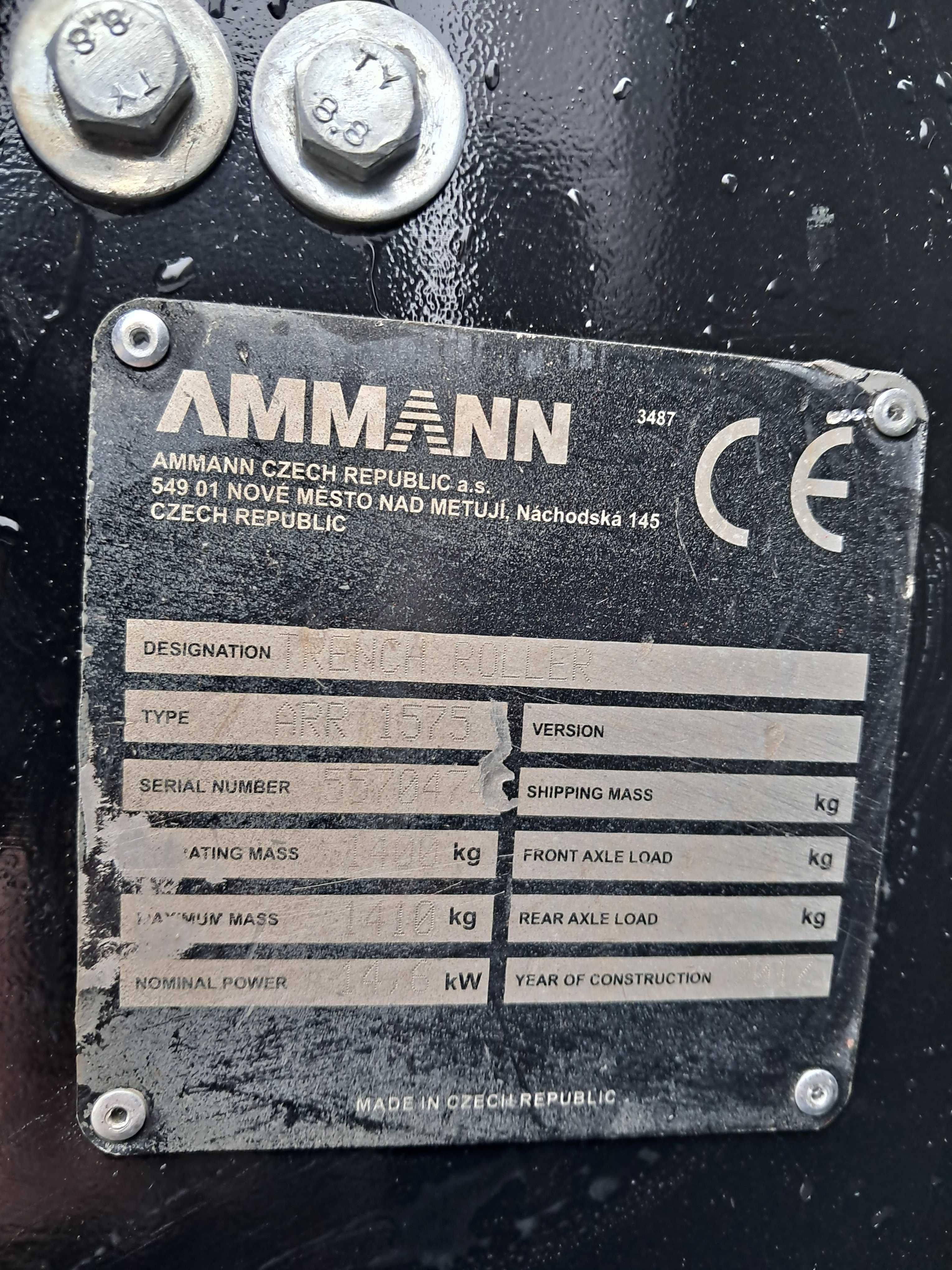 Walec Okołkowany AMMANN RAMMAX 1575 / 17r | WACKER NEUSON RTSC3  bomag