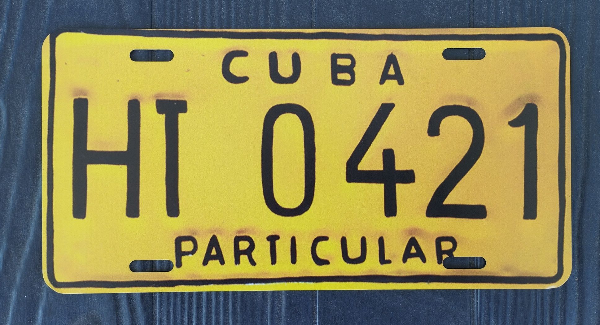 Tablica rejestracyjna Cuba replika