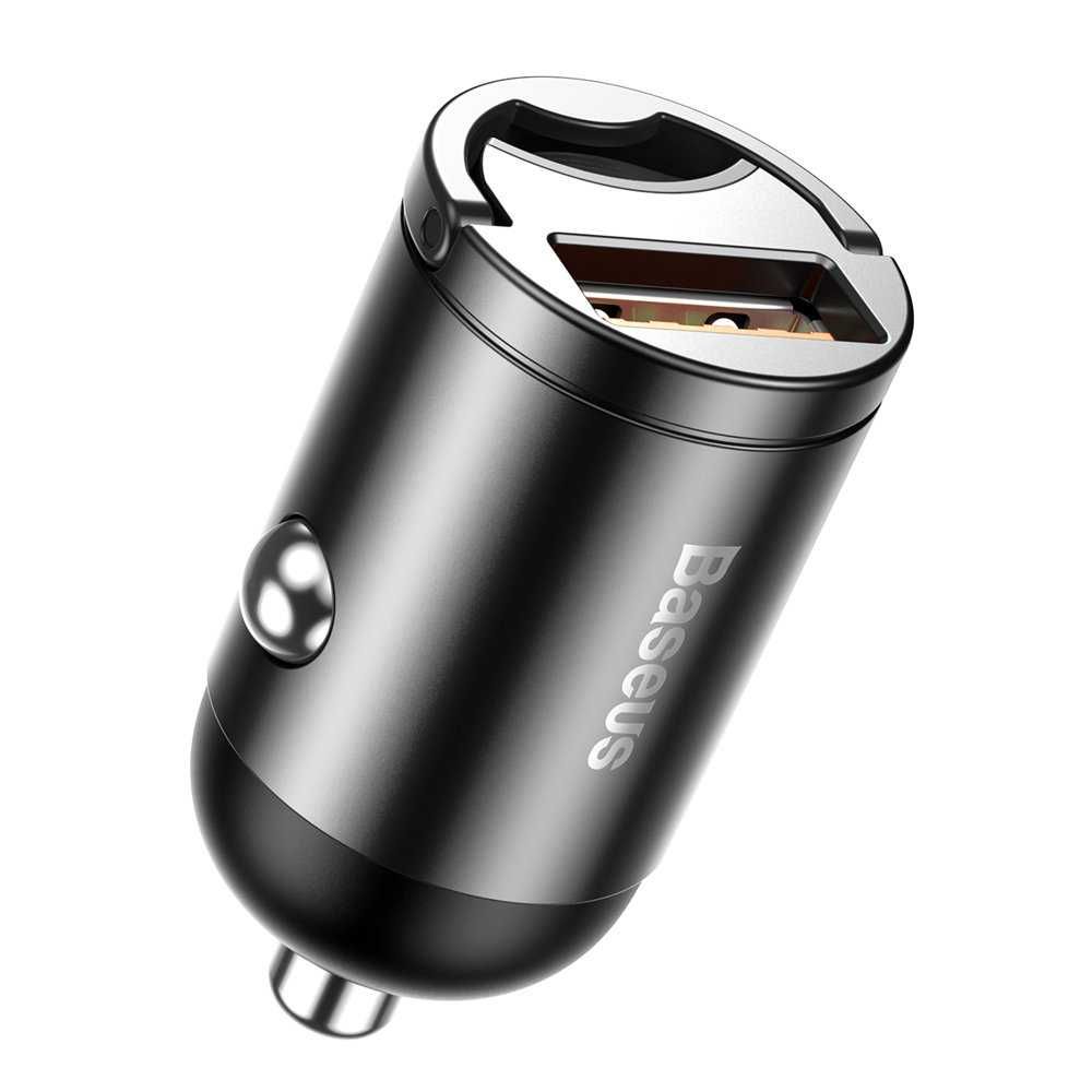 NOVO Carregador Isqueiro Baseus Tiny Star USB 30W Quick Charger 3.0