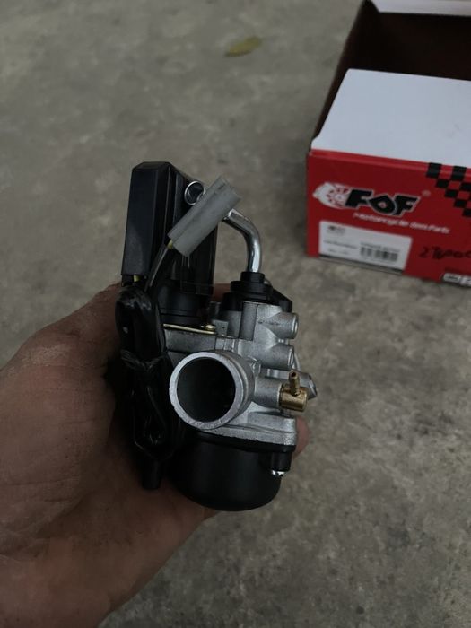 Карбюратор Piaggio 2T 80cc 17.5mm Liberty, Zip, Typhoon, Nrg,