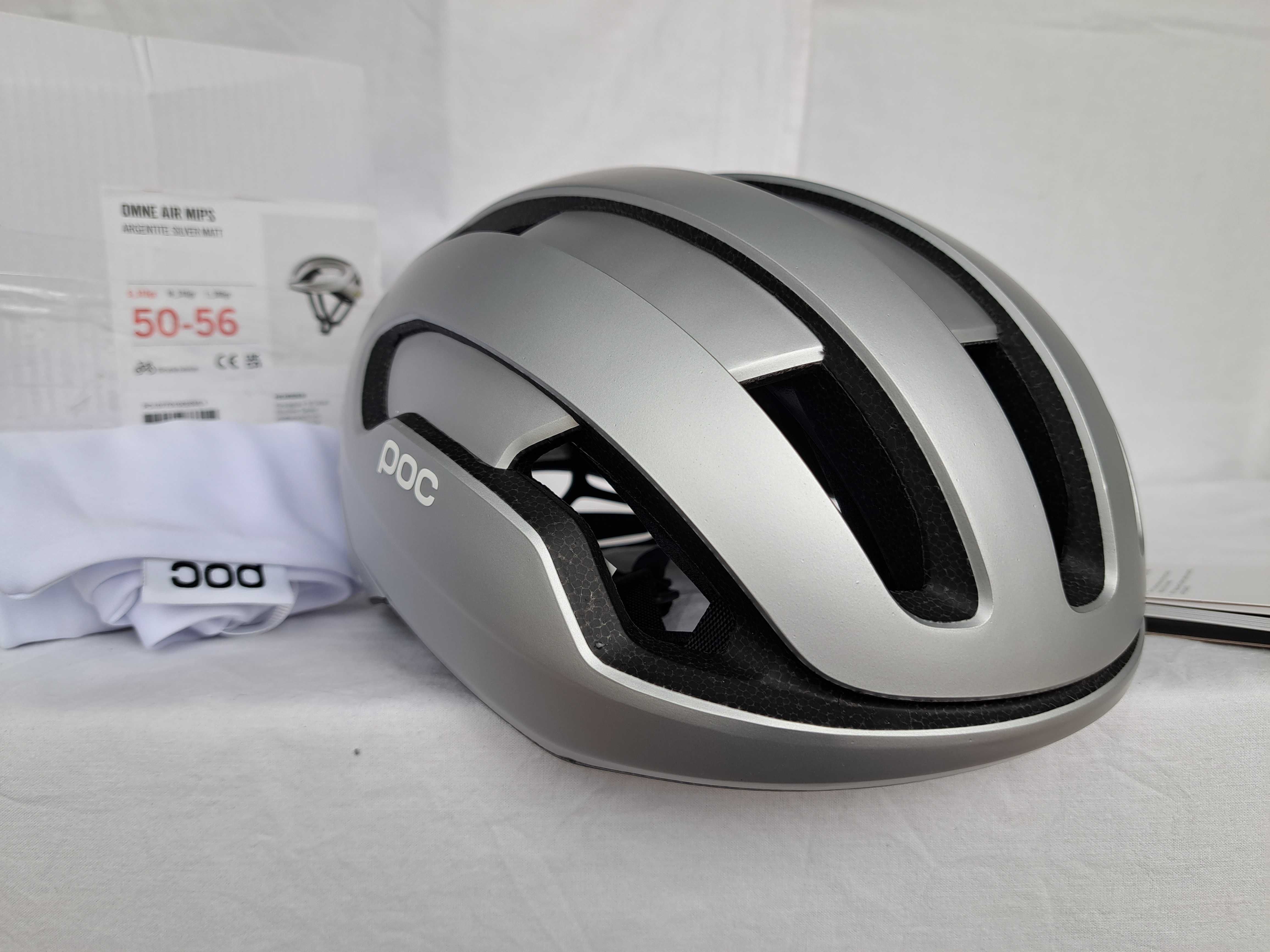 Kask rowerowy Poc Omne Air Mips Argentite Silver Matt S 50-56cm