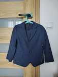 H&M granatowy garnitur r.110