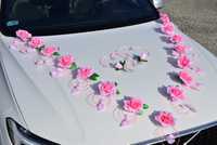 BOGATA dekoracja na TWÓJ ŚLUB na Twój samochód do ślubu 342