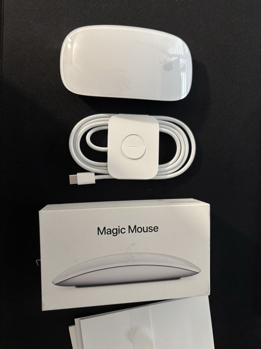Mysz Apple Magic Mouse USB-C Multi-Touch Biała MXK53ZM/A Bluetooth GW