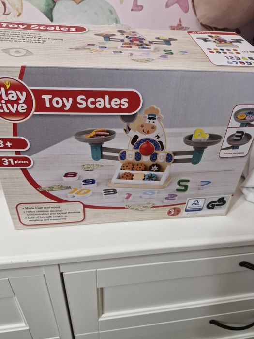 Waga kuchenna toy scales drewniana