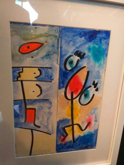 Quadro Aguarela Lobo 3