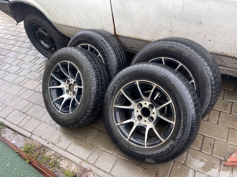 Титани із резиною 175/70 r13 4*98 4*100 диски з гумою
