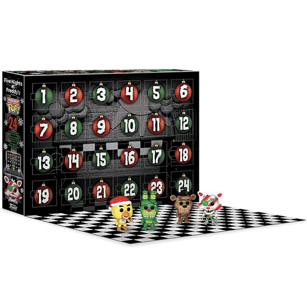 Адвент Календарь пʼять Пять ночей Фредди Фреди Фредді Funko FNAF Fredd