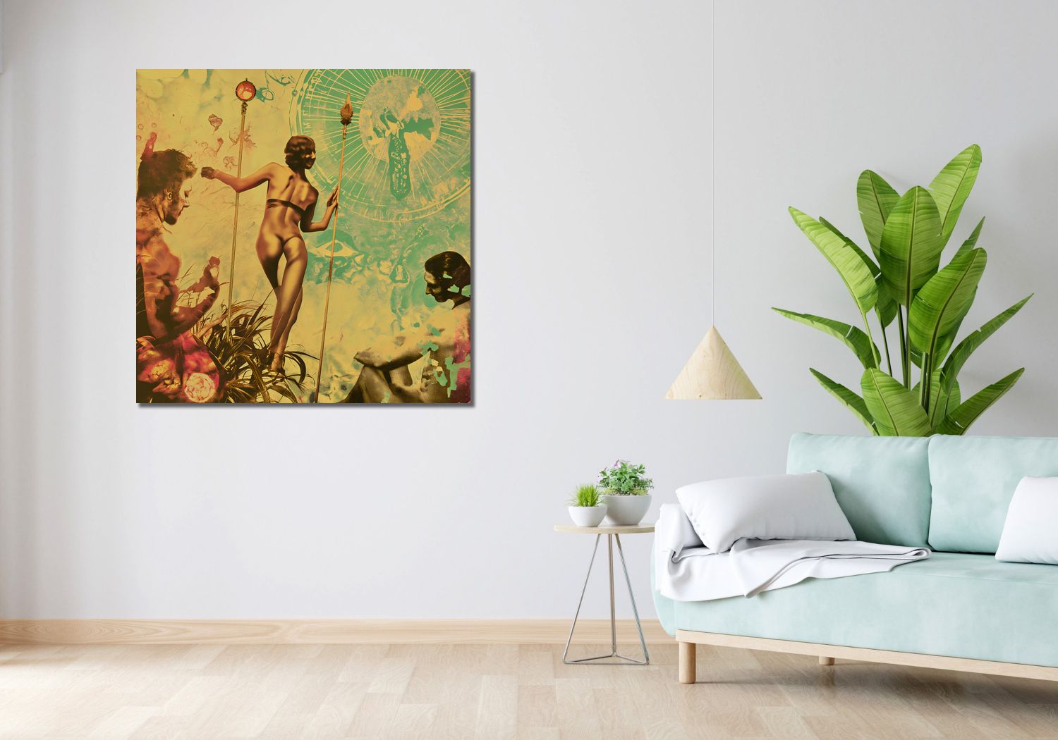 Obraz 100x100cm Synteza ze Światem