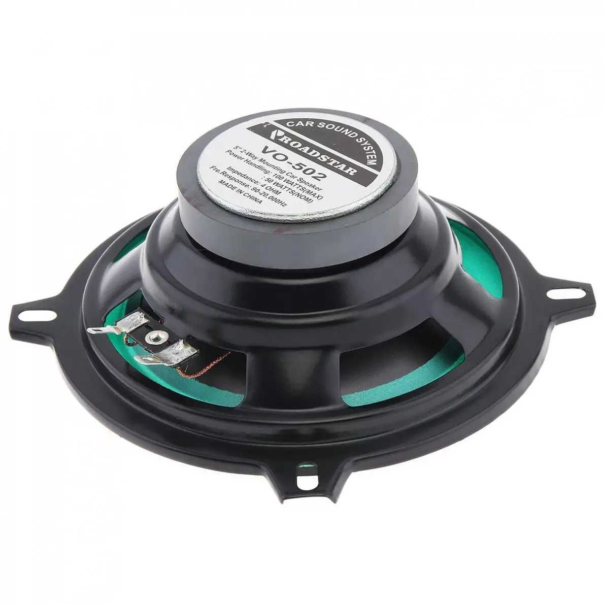 Altifalante coaxial HiFi Freqüência Full Range, 5 ", 100W, 2 Pcs