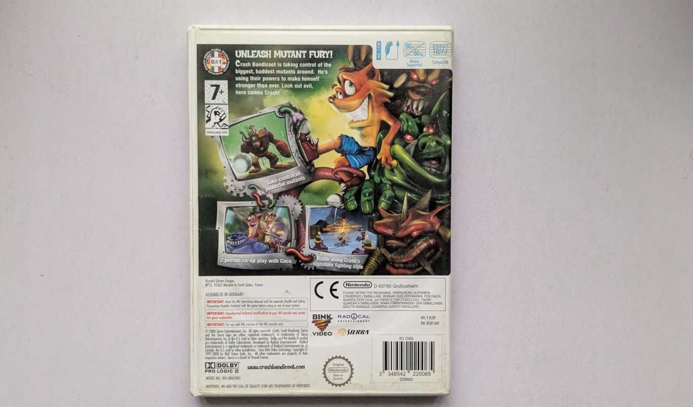 Crash Mind Over Mutant (Nintendo Wii)