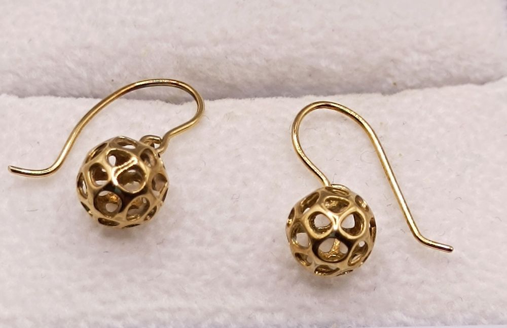 Złote kolczyki - SPOKO Lombard Pabianice skup złota