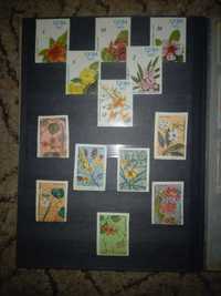 Серия марок Кубинские цветы и Цветы
