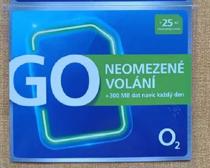 Karty SIM karta startery prepaid anonimowe niezarejestrowane  czeskie