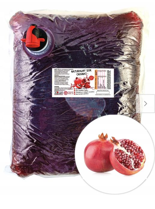 Sok z granatu Tłocznia. Szymanowice 3000 ml.