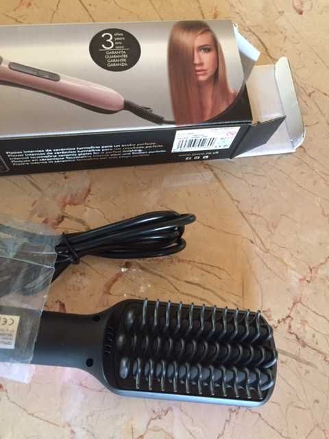 Escova de alisamento cabelo