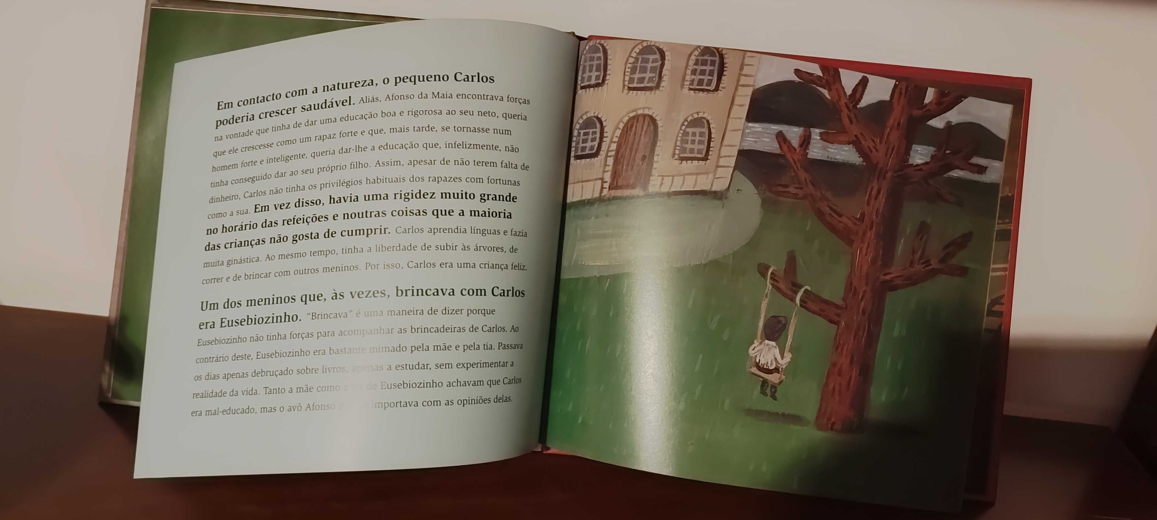 Livro infantil - Os Maias de Eça de Queiroz