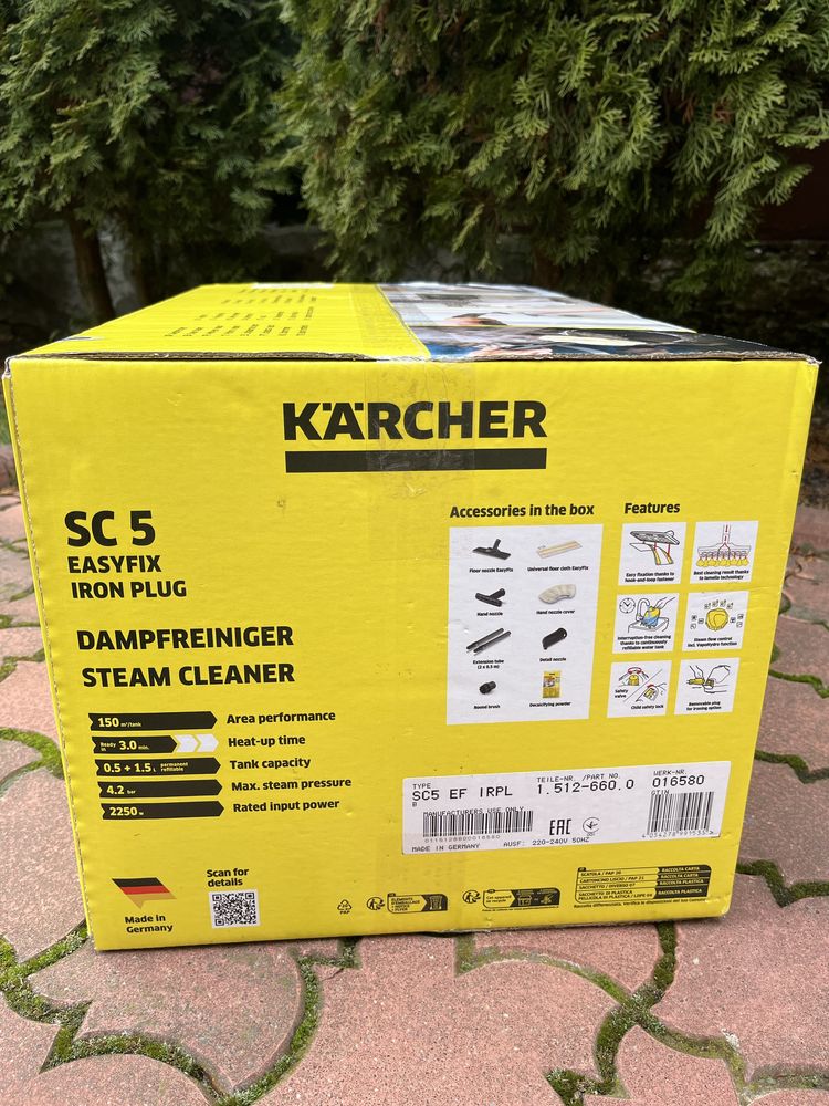 Пароочисник Karcher SC 5 EasyFix Iron Plug