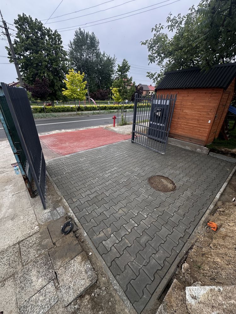 Układanie kostki brukowej GOLDEN BRUK