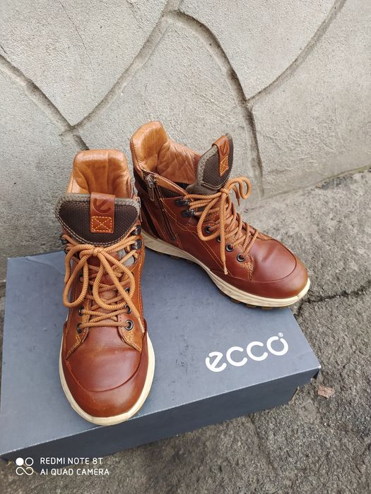 Ecco 33 ботинки на хлопчика зимові черевики чоботи сапоги взуття ессо