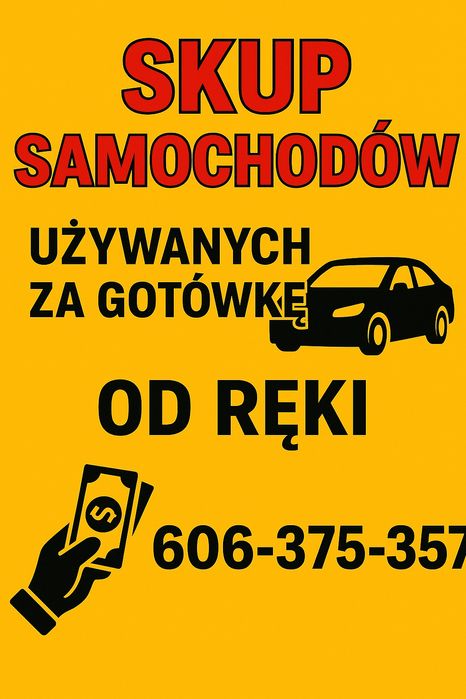 Skup samochodów Kraków i okolice, Skawina, Tarnów, Bochnia, Brzesko