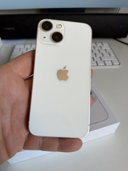 iPhone 13 mini 256gb Starlight Idealny Bateria 100%