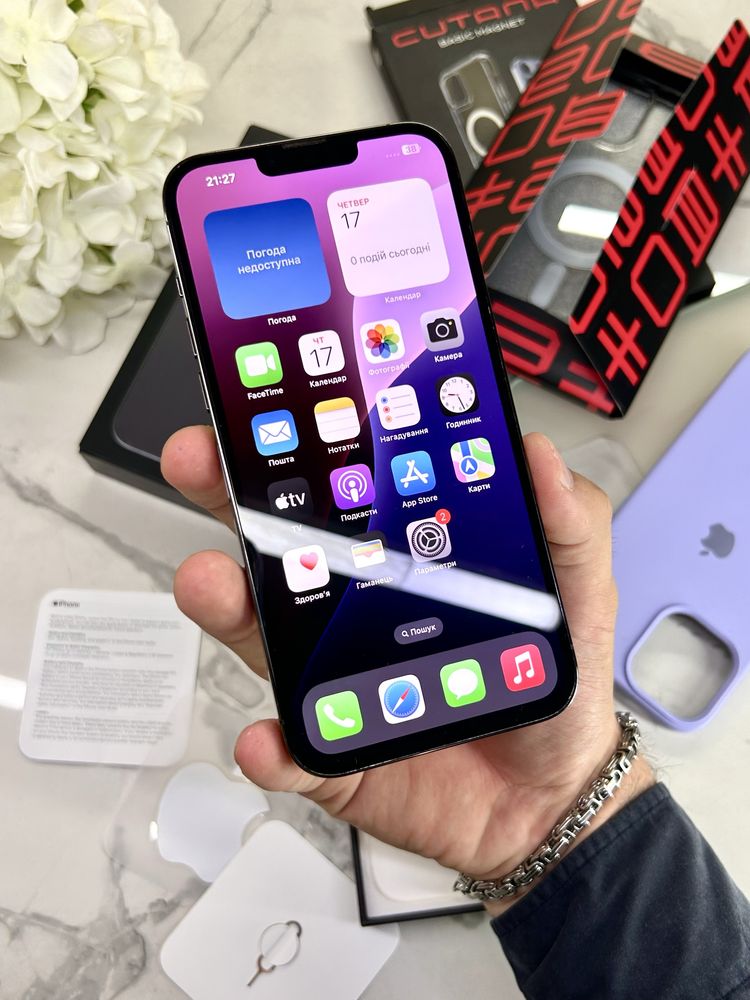 Стан Нового iPhone 13 Pro Max (Магазин Гарантія) 86%АКБ 128GB Уцінка!