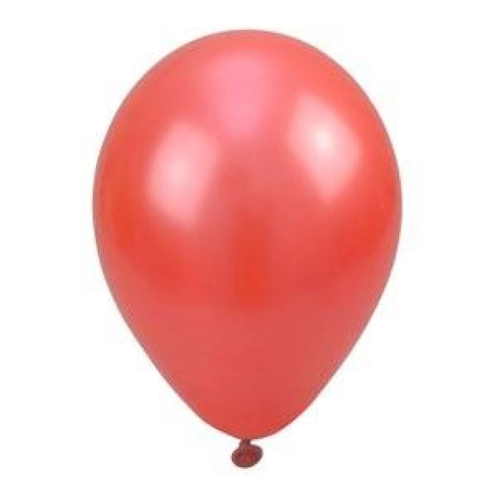 Balony metalizowane czerwone 30cm 100szt Arpex oprawa: blister