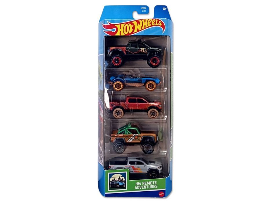 Autka Hot Wheels -HW Remote Adventures 5 pak HTV53