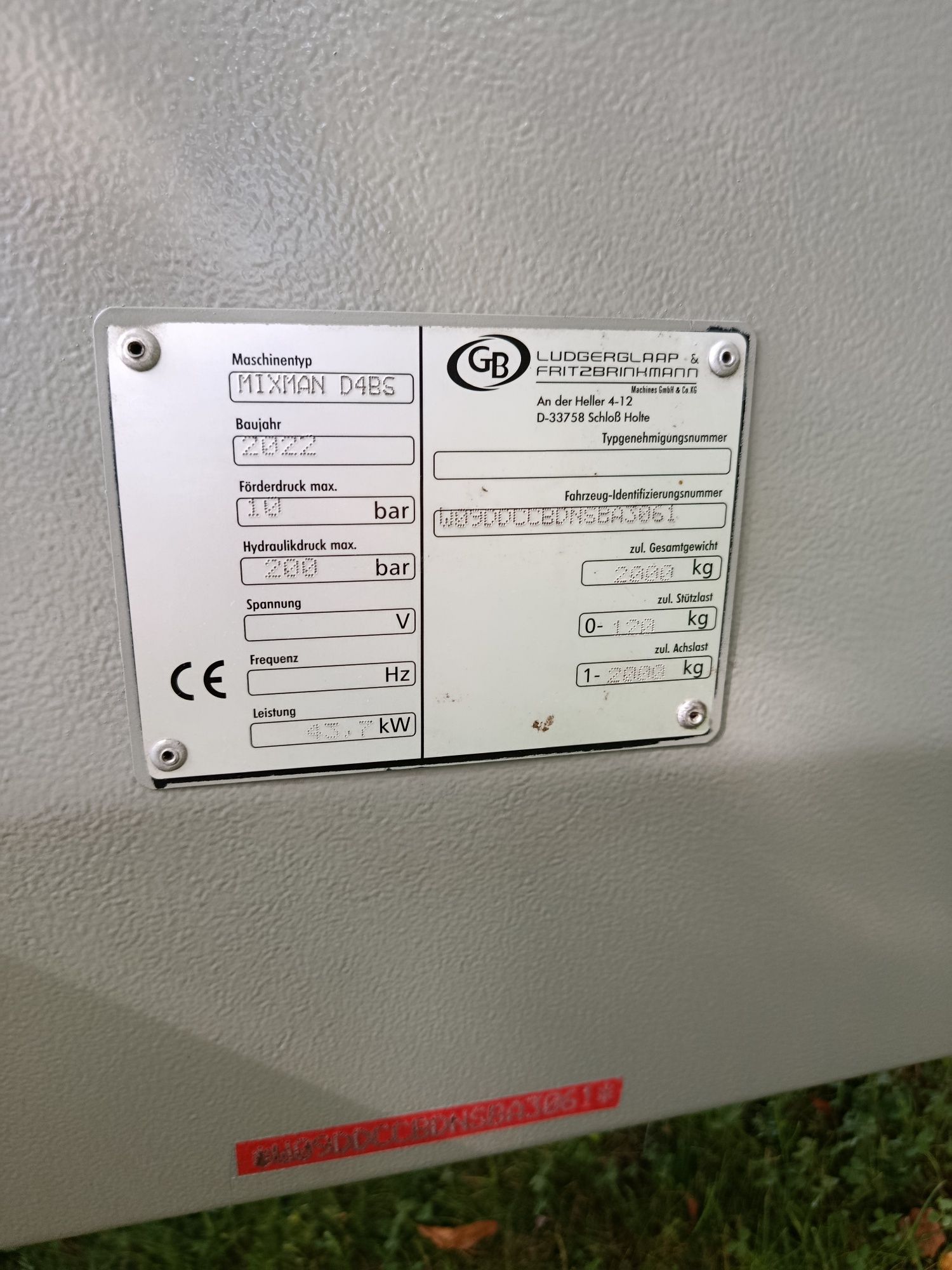Mixokret Mixman DB4S 880h 2022r