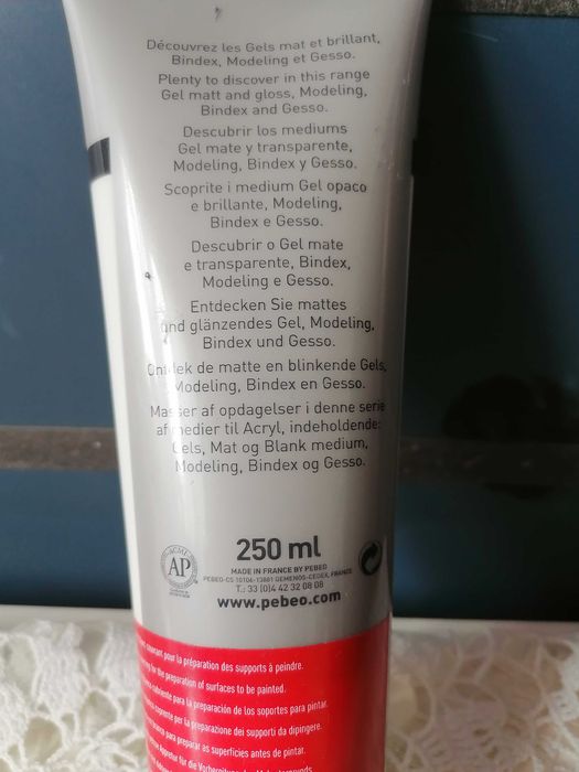 Grunt malarski biały Pebeo