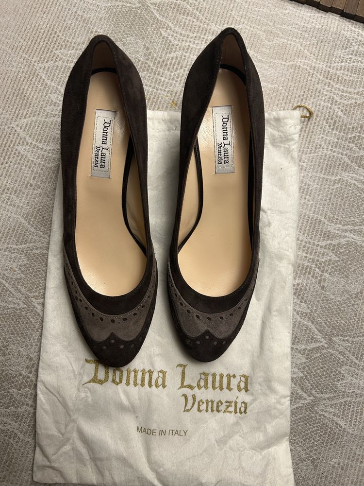 Eskluzywne włoskie buty Donna Laura Venezia roz. 40
