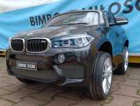 BMW X6M Auto na Akumulator 12V dla dzieci Koła EVA LEDy EKOSKÓRA